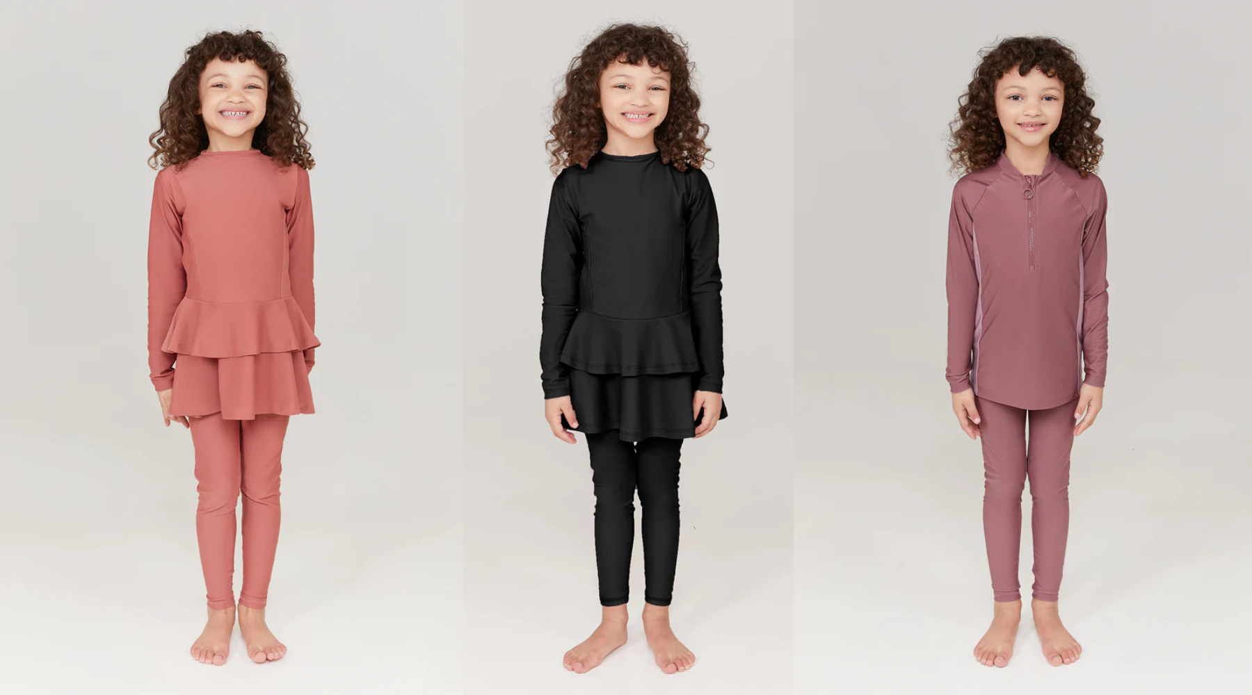 Kids modest swimwear